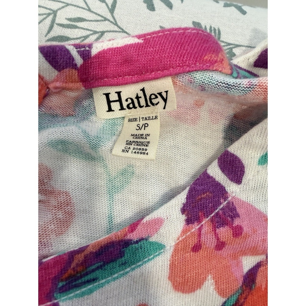 Hatley Cotton Linen Dress Small Relaxed Fit Casual Coastal Cottagecore Style - Picture 5 of 8